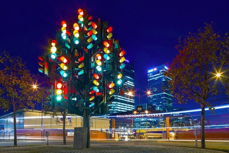 Cây đèn tín hiệu giao thông độc đáo ở London