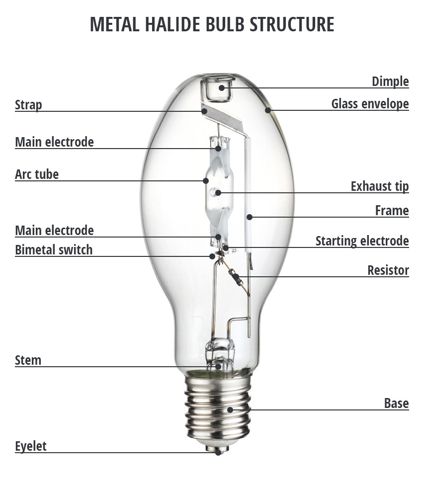 METAL HALIDE LAMP | BÓNG ĐÈN CAO ÁP METAL HALIDE