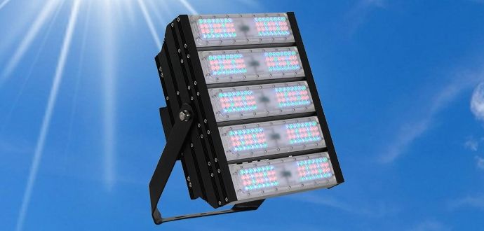 Đèn pha LED đổi màu AVA-5M1 DMX512 250W ĐÈN PHA LED ĐỔI MÀU